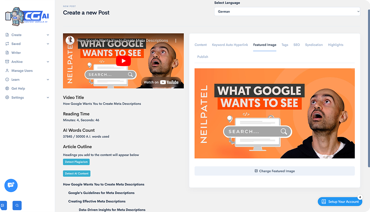 Content Gorilla 2.0 - Gallery Image