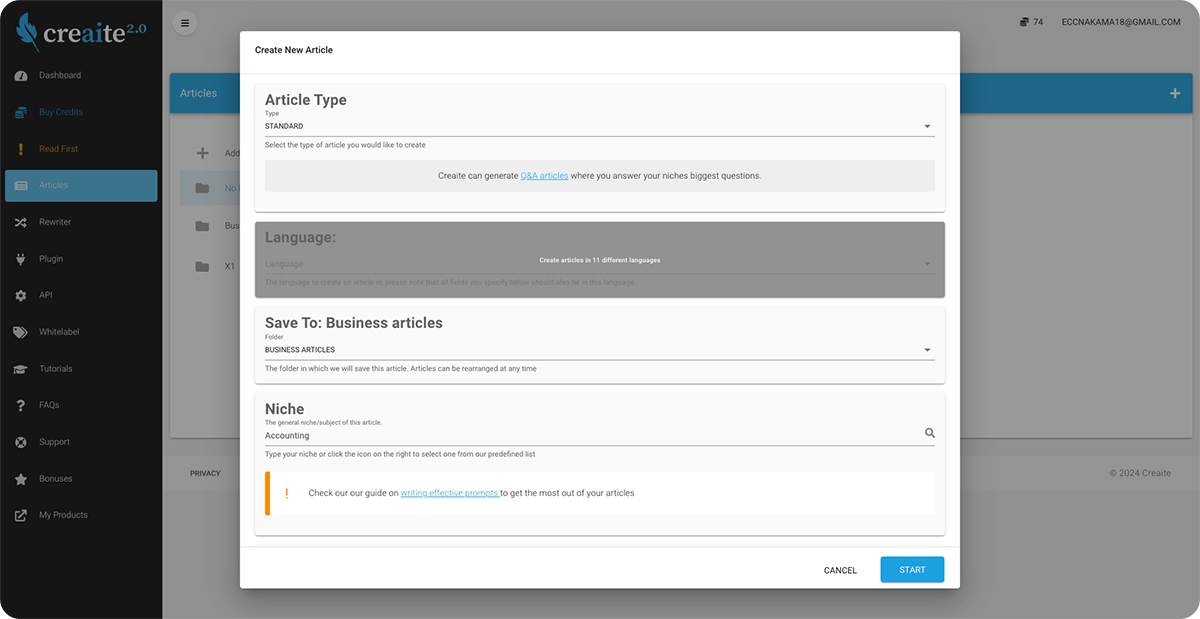 Creaite - Gallery Image