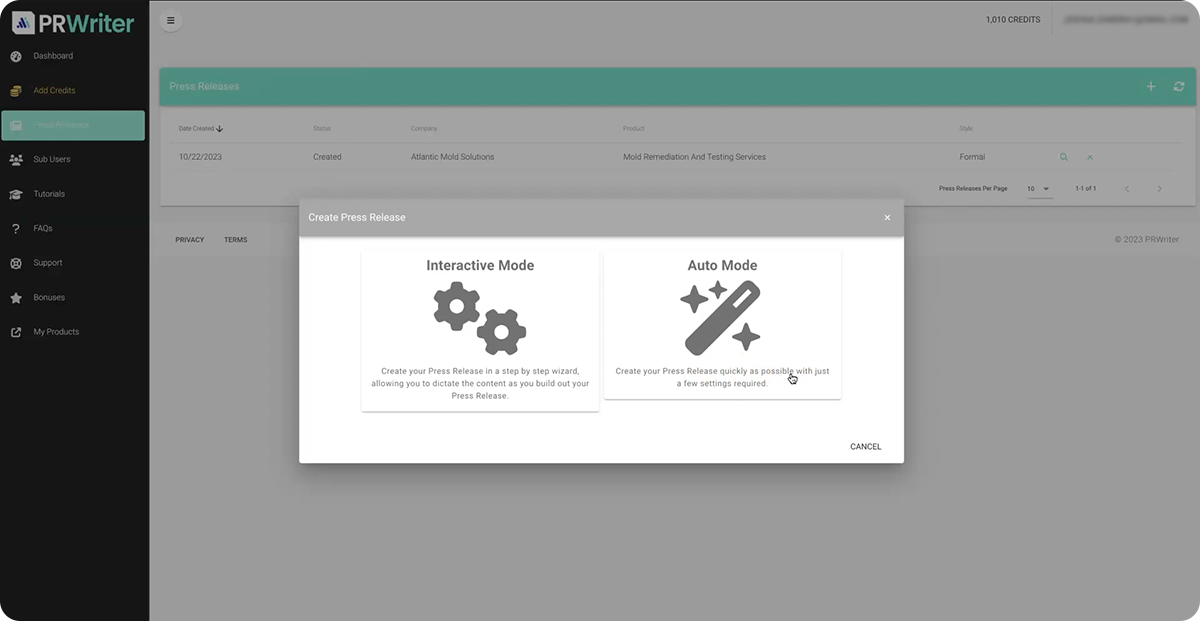PR Scribe - Gallery Image