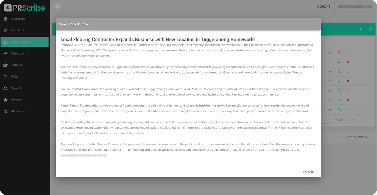 PR Scribe - Gallery Image