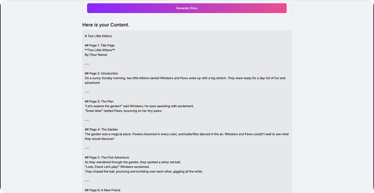 AI Children's Book Maker - Gallery Image