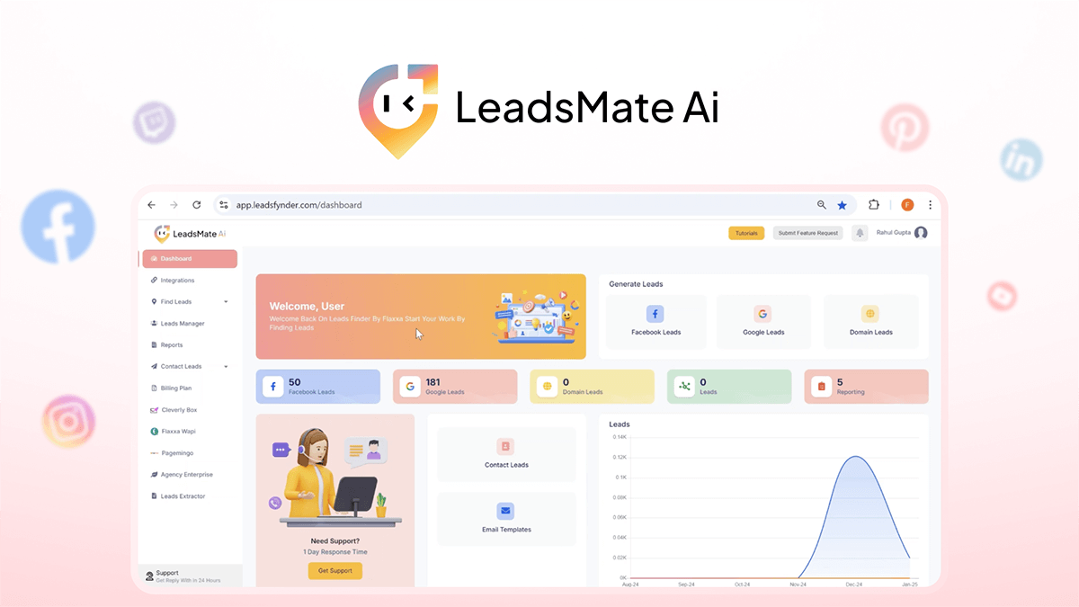 LeadsMate AI - Main Image