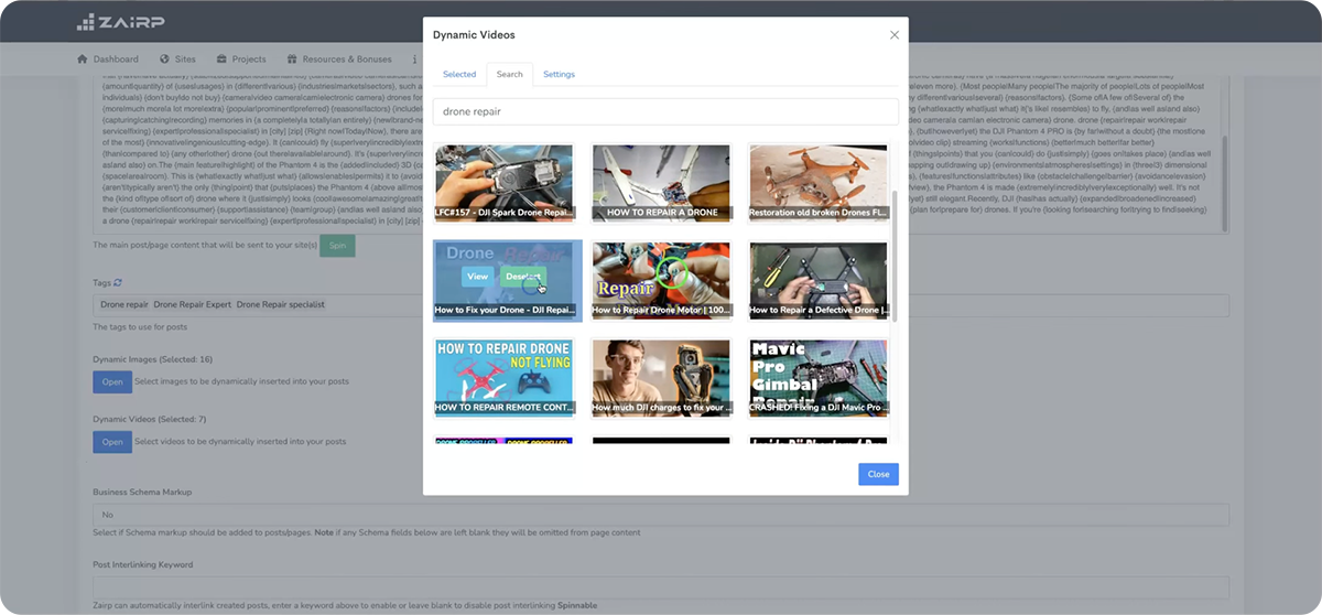 Zairp - Gallery Image